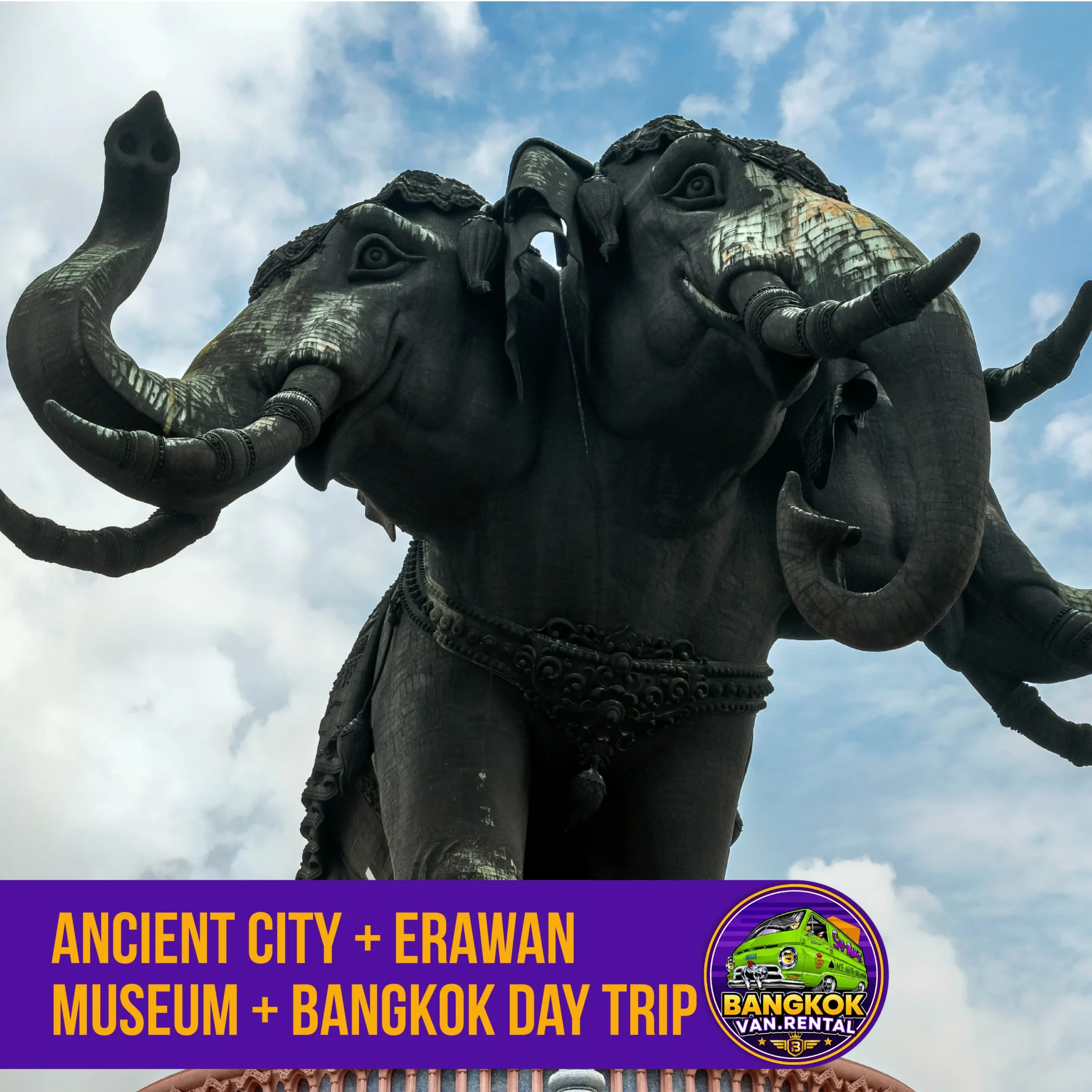 Ancient City + Erawan Museum + Bangkok Day Trip